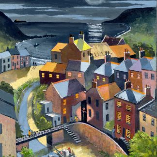 Staithes moonlight